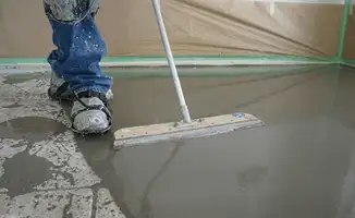 Uneven floor being professionally repaired in Bakersfield, CA